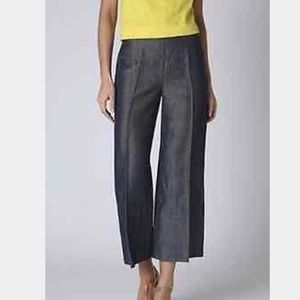 Anthropologie | Cartonnier Chambray Culottes Sz 0